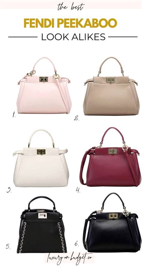 fendi peekaboo dupes